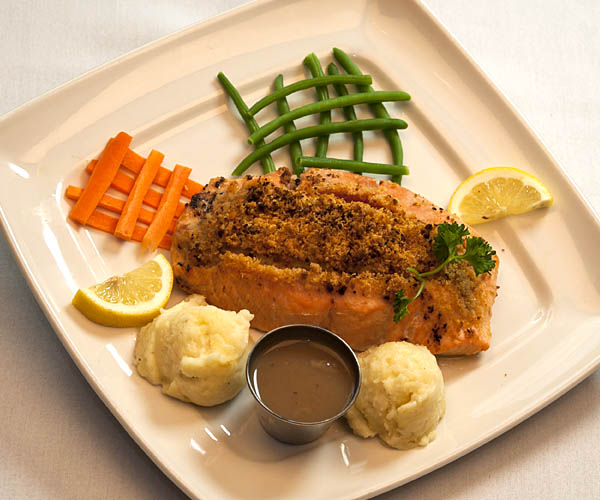 Baked Stuffed Salmon
