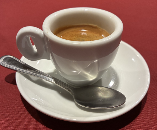 Espresso at Tony & Penny's Lounge
